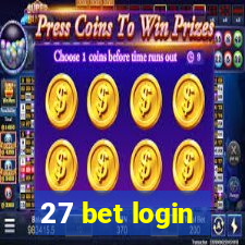 27 bet login